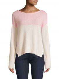 ATM Anthony Thomas Melillo - Cashmere Colorblocked Sweater at Saks Fifth Avenue